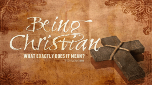 Being Christian  Jesus Christian