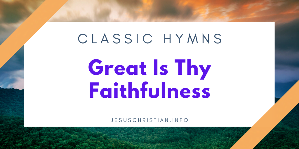 Great Is Thy Faithfulness