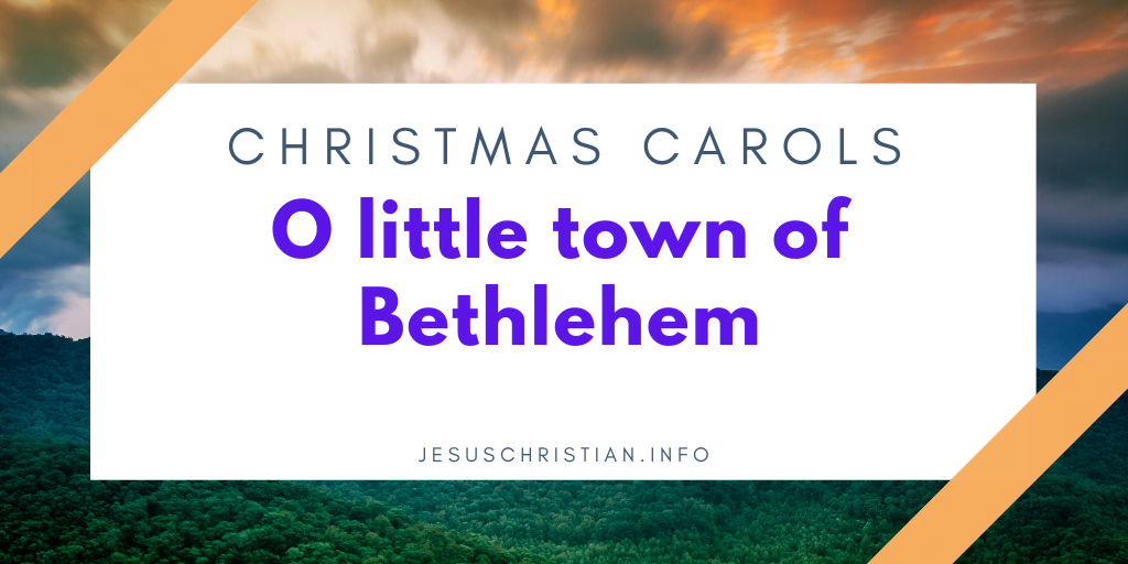 O little town of Bethlehem